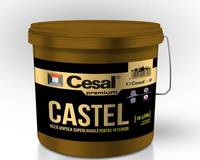 Cesal Castel beltéri festék, színezésre szánt alap, jól tapadó, mosható és ellenálló bevonatot képez.