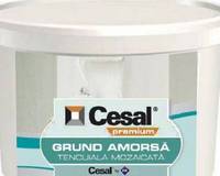 Cesal Premium Mozaik vakolat alapozó tiszta akril-gyanta bázisú diszperziós termék, adalékanyagokkal.