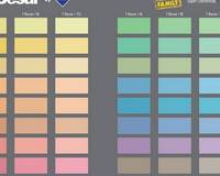 Cesal színek választéka.