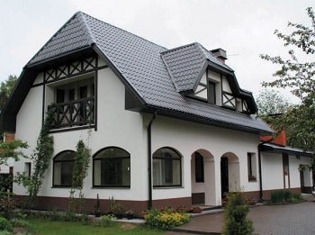 ANA 31 kész vakolat házon.