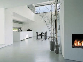 Lakásbelső Cesal anyagokkal elkésítve.