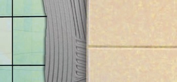 Csempe ragasztása Cesal anyaggal.