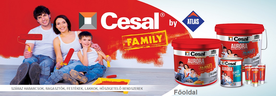 Cesal termékek 'Family' családja - Főoldal.